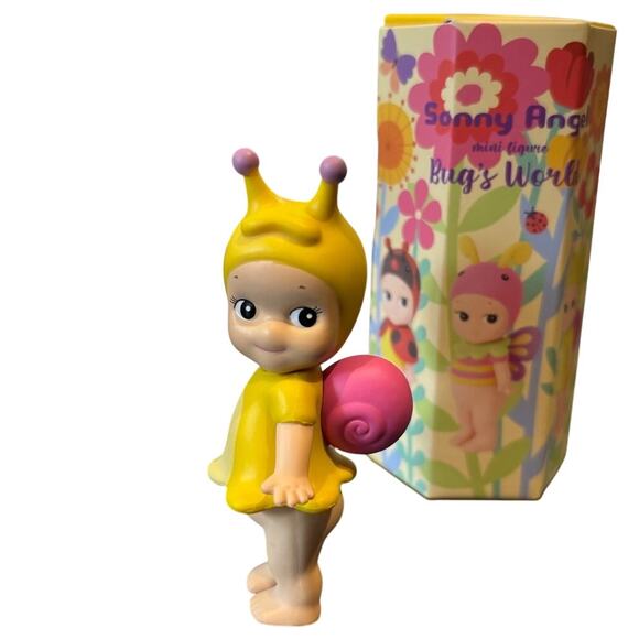 New Sonny Angel Snail, From 2022 Bug's World Series Figure w/Box - Picture 1 of 6